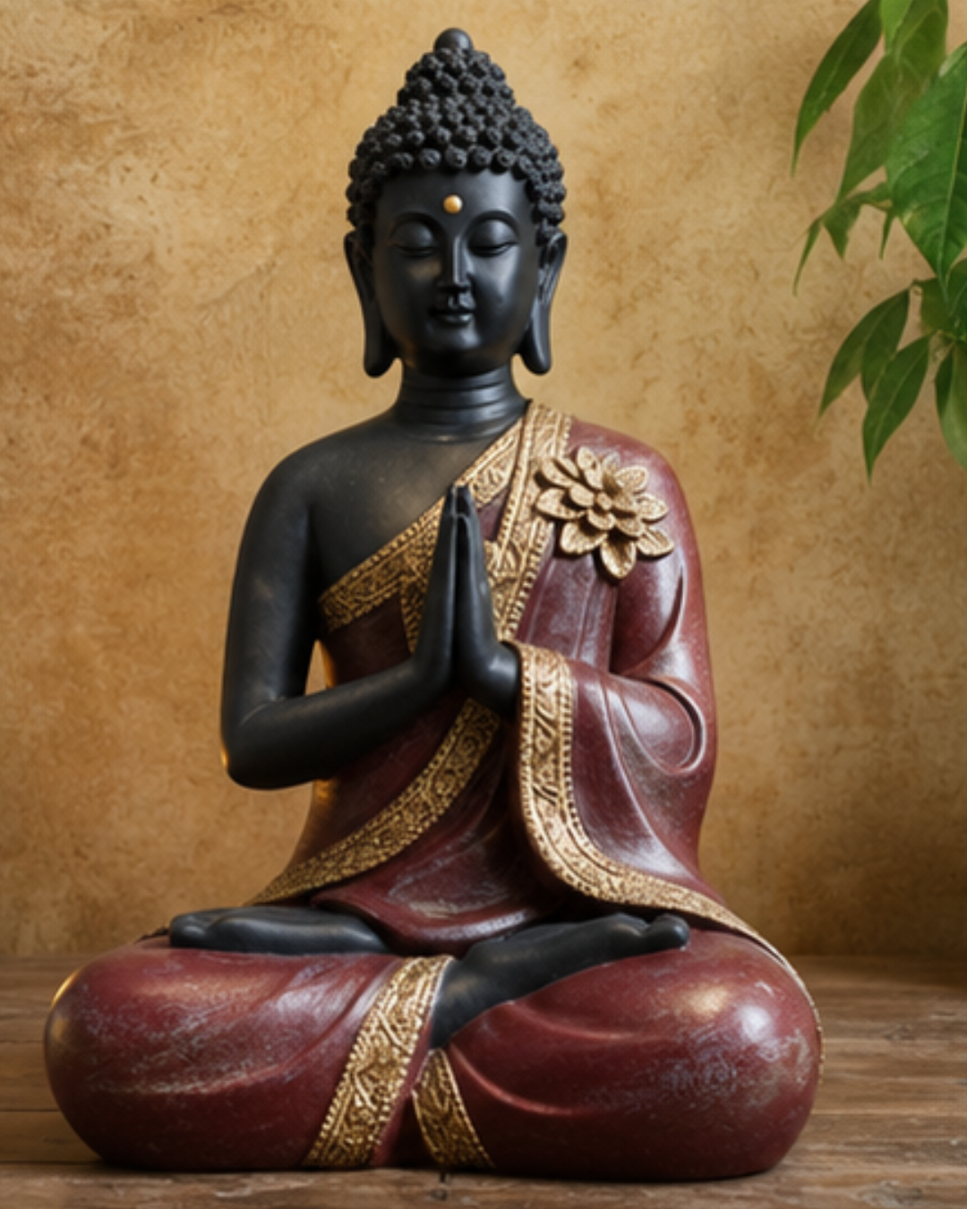 Praying Buddha Statue for Home Décor – Elegant Decorative Showpiece