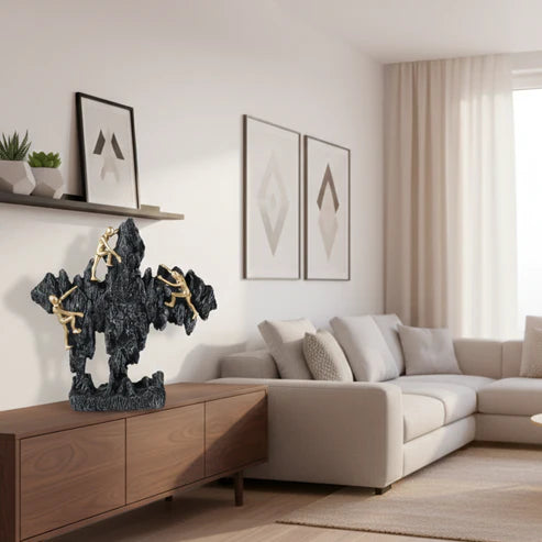 Mountain Climbing Figurine Statue | Success, Ambition & Leadership Decor