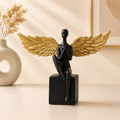 Golden Wings Angel Figurine