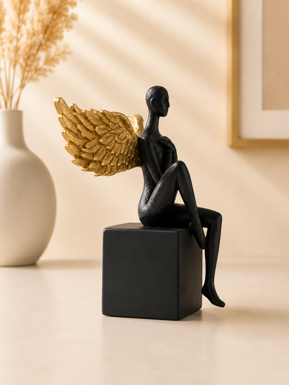 Golden Wings Angel Figurine