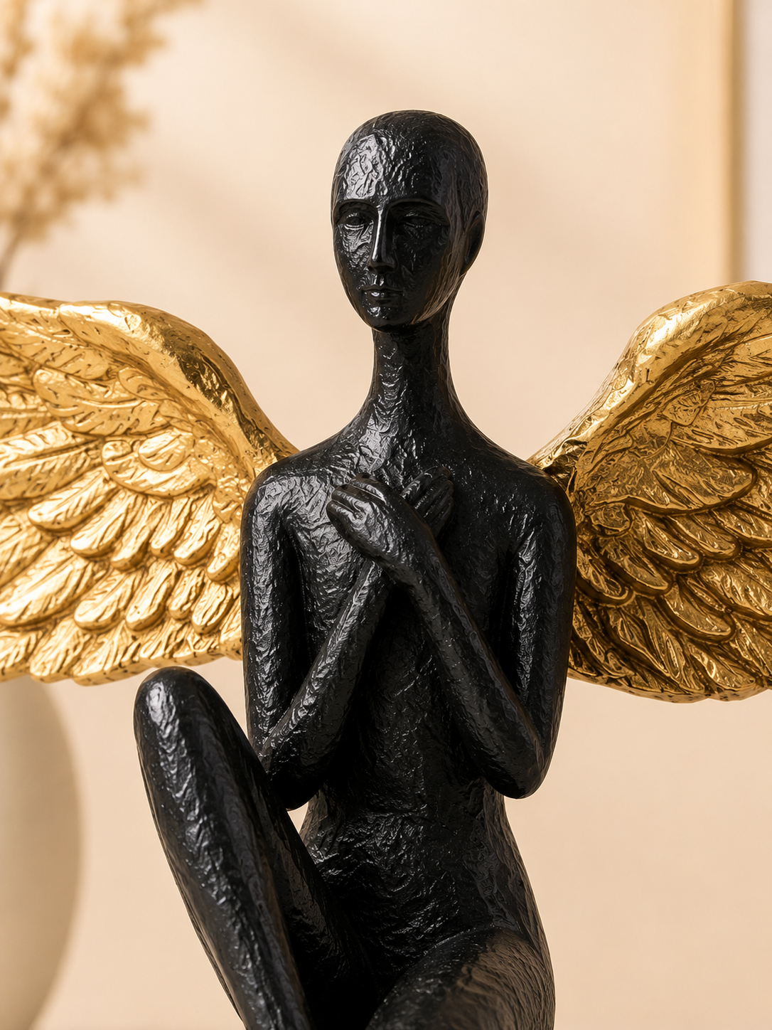 Golden Wings Angel Figurine