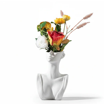 Abstract Face Flower Vase | Premium Artistic Modern Home Decor Vase