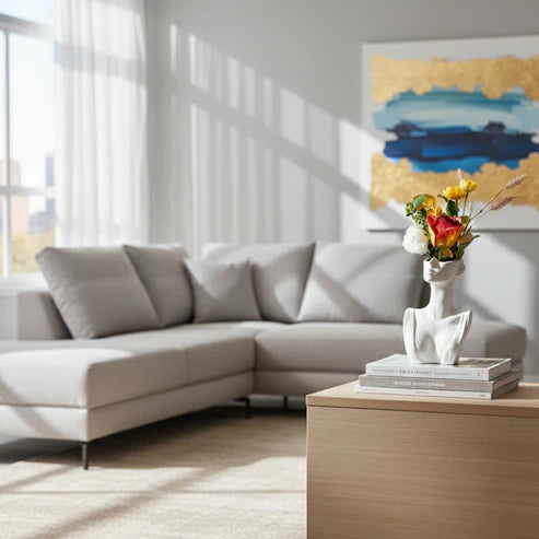 Abstract Face Flower Vase | Premium Artistic Modern Home Decor Vase
