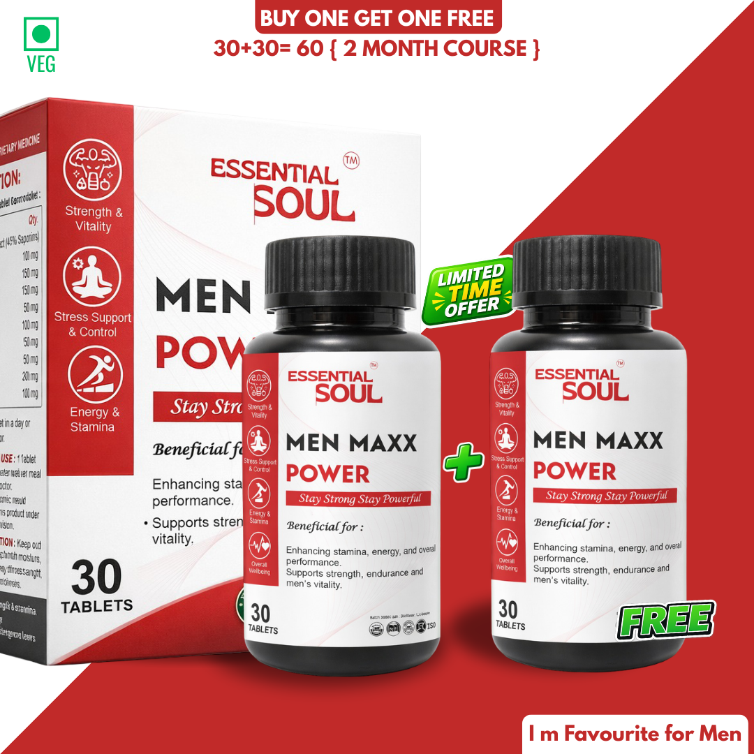 MEN MAXX POWER - 60 TABLET | BUY ONE GET ONE FREE
