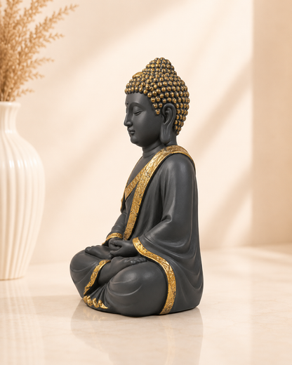 Black & Gold Buddha Statue
