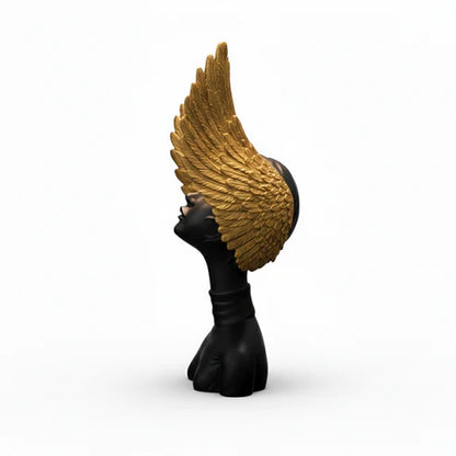 Winged Lady Statue for Home & Office | Grace, Freedom & Elegance Decor