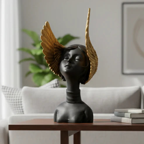 Winged Lady Statue for Home & Office | Grace, Freedom & Elegance Decor