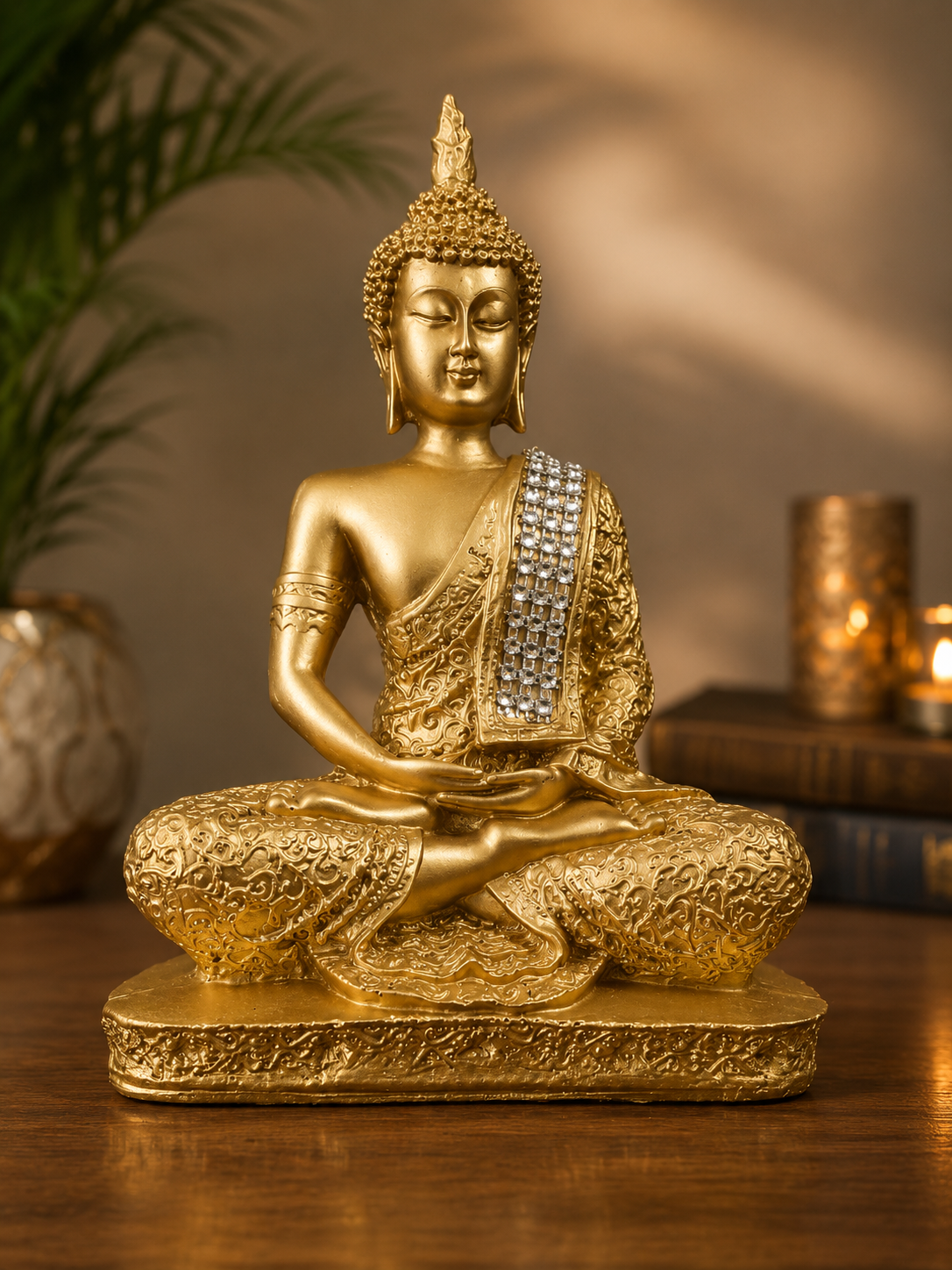 Golden Buddha Showpiece