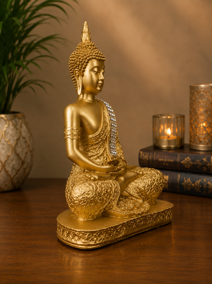 Golden Buddha Showpiece