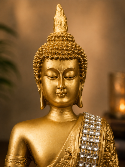 Golden Buddha Showpiece
