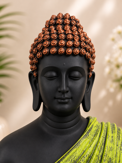 Green Buddha Showpiece