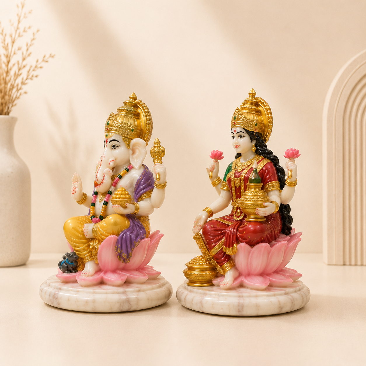 Lakshmi Ganesh Murti for Pooja Room