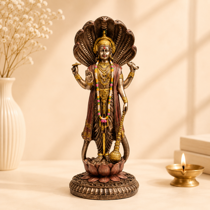 Premium Lord Vishnu Idol Showpiece