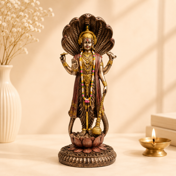 Premium Lord Vishnu Idol Showpiece