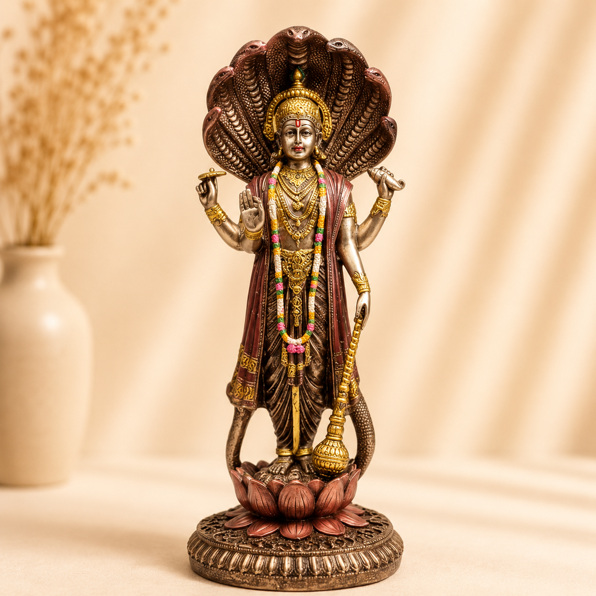 Lord Vishnu Resin Statue for Home