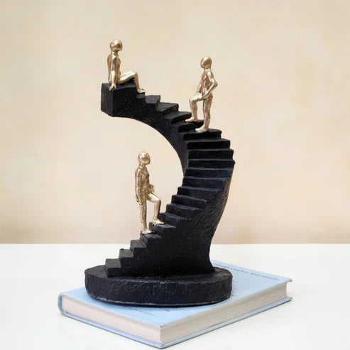 Success Staircase Figurine Statue | Ambition, Growth & Leadership Decor