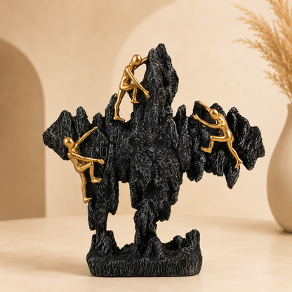 Mountain Climbing Figurine Statue