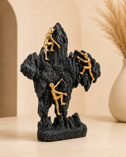 Mountain Climbing Figurine Statue