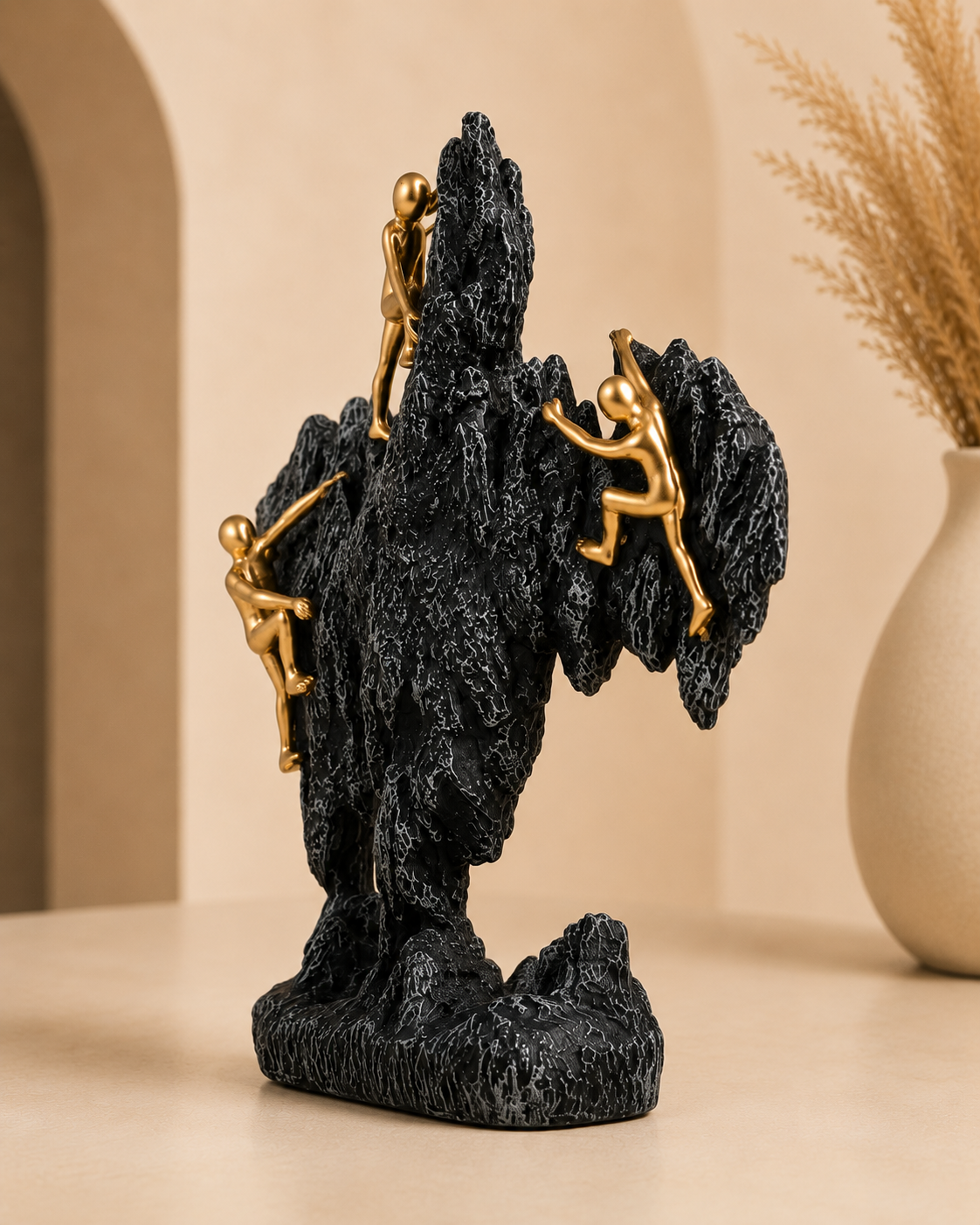 Mountain Climbing Figurine Statue