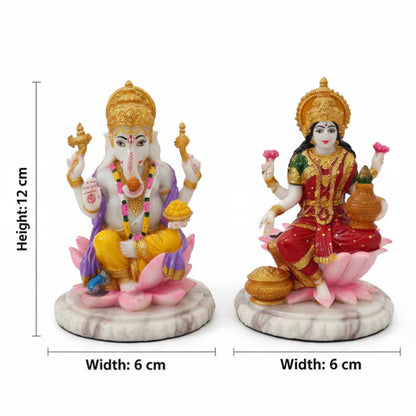 Lakshmi Ganesh Idol Set | Premium Spiritual Home Decor Showpiece