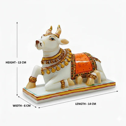 Nandi Ji Showpiece for Home Temple & Living Room | Sacred Decorative Idol