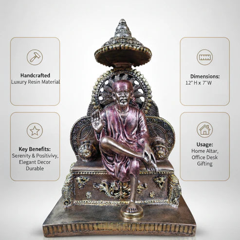 Sai Baba Idol for Home Temple | Divine Blessings & Spiritual Decor