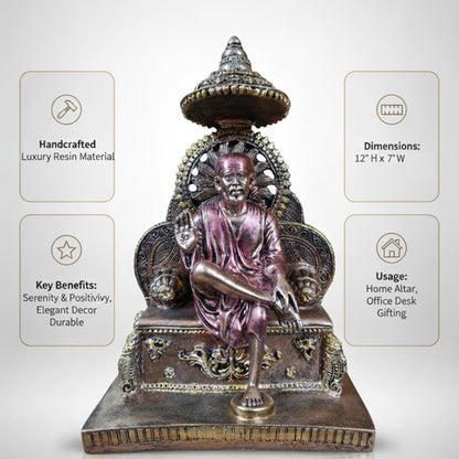 Sai Baba Idol for Home Temple | Divine Blessings & Spiritual Decor