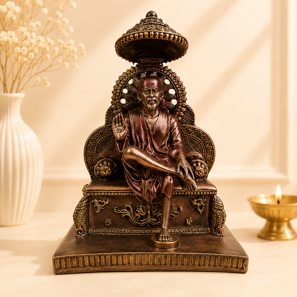 Premium Sai Baba Idol Showpiece
