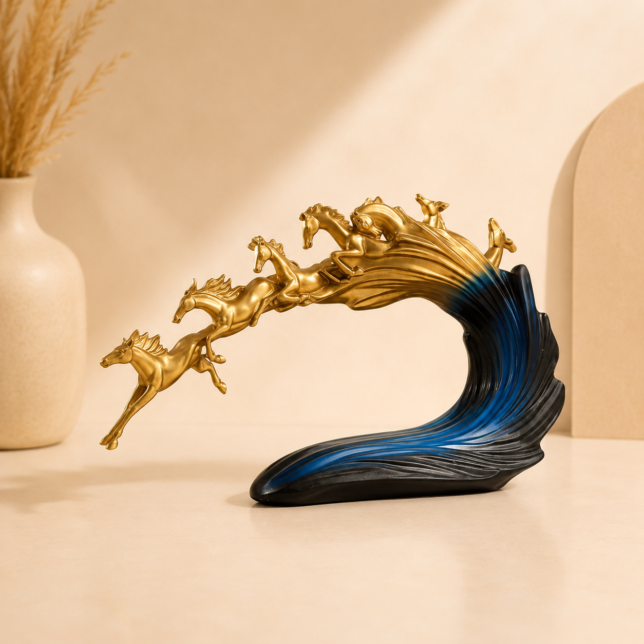 Seven Horses Statue for Home & Office