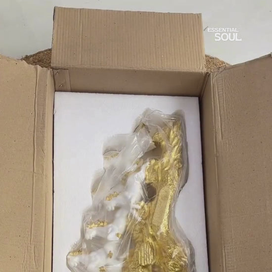 Seven Running Horses Resin Statue